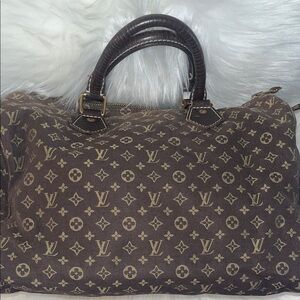 Louis Vuitton Speedy30 Brown Monogram Mini Lin bag💫